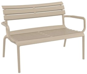 Καναπές - Παγκάκι Paris 20.0858 116x70x75cm Taupe Two-seater