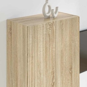 VidaXL Ντουλάπι Τηλεόρασης Τοίχου 59,5 x 31 x 80 εκ Δρύς Sonoma