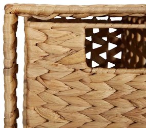 Συρταριέρα με 6 Καλάθια 47 x 37 x 100 εκ. από Υάκινθο του Νερού  - Καφέ