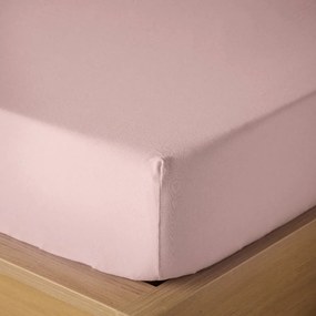 Σεντόνι Suave 14 Με Λάστιχο Pink Kentia King Size 180x235cm 100% Βαμβάκι