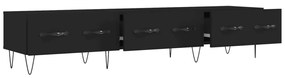 vidaXL Έπιπλο Τηλεόρασης Μαύρο 150x36x30 εκ. από Επεξεργασμένο Ξύλο