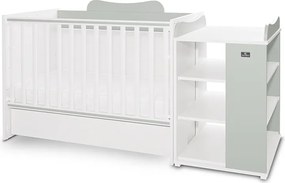 BED MULTI 190/72 COLOUR WHITE/MILKY GREEN