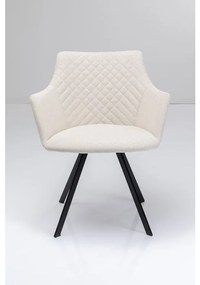Περιστρεφόμενη καρέκλα Coco Cream 53x59.5x84εκ - Μπεζ