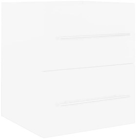 Ντουλάπι Νιπτήρα Λευκό 41 x 38,5 x 48 εκ. από Επεξ. Ξύλο - Λευκό