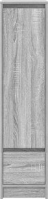 vidaXL Ντουλάπι Γκρι Sonoma 29,5x34x119,5 εκ. Επεξεργασμένο Ξύλο