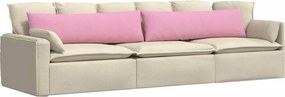 vidaXL Μαξιλάρι Καναπέ 2 pcs Ροζ 145 x 40 εκ. ύφασμα