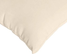 vidaXL Μαξιλάρι Καναπέ 2 pcs Μπεζ 50 x 30 cm ύφασμα