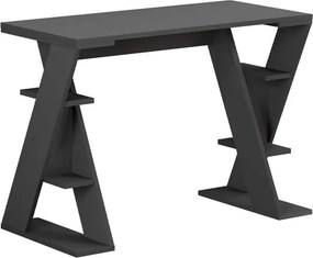 Γραφείο εργασίας Papillon Megapap χρώμα ανθρακί 106x50x75εκ