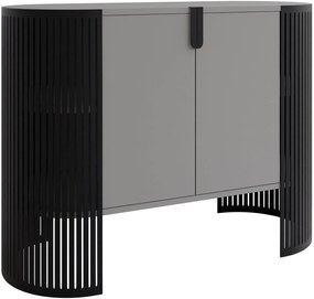 Μπουφές Fikoli-Γκρι - Μαύρο