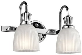 Απλίκα Φωτιστικό Μπάνιου 2xG9 Χρώμιο IP44 Cora KL-CORA2-BATH Elstead Lighting-KL-CORA2-BATH-Χρώμιο KL-CORA2-BATH