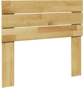vidaXL κεφαλάρι 80 cm μασίφ ξύλο δρυς