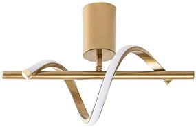 Φωτιστικό Οροφής - Πλαφονιέρα Likma 119FRS1510 41x25x16cm Led 11W 3000K Gold Opviq