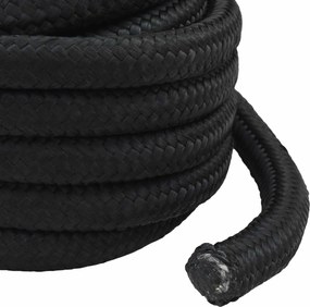 vidaXL Σχοινί Boat 3 mm 5 m Μαύρο PP
