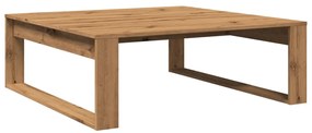 vidaXL Τραπεζάκι Σαλονιού Artisan Δρυς 100x100x35 εκ. Επεξ. Ξύλο