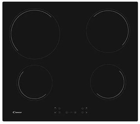 Κεραμικές Εστίες Candy CH64CCB με πλάτος 60 cm και 4 ζώνες μαγειρέματος