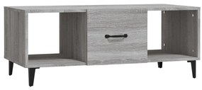 vidaXL Τραπεζάκι Σαλονιού Γκρι Sonoma 102x50x40 εκ. Επεξεργασμένο Ξύλο
