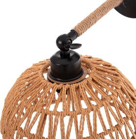 ΑΠΛΙΚΑ ΤΟΙΧΟΥ GLIDE HM4475 ΜΕΤΑΛΛΙΚΗ ΒΑΣΗ-ΣΧΟΙΝΙ- [Ε27] 22x22x35-21Υεκ.