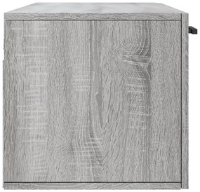 vidaXL Ντουλάπι Τοίχου Γκρι Sonoma 100x36,5x35 εκ. Επεξεργασμένο Ξύλο
