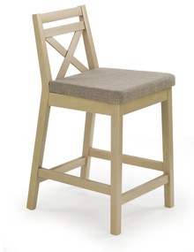 BORYS LOW bar stool, color: sonoma oak / INARI 23 DIOMMI V-PL-N-BORYS_LOW-SONOMA-INARI23