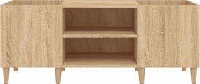 vidaXL Ντουλάπι δίσκων Sonoma Δρυς 121 x 38 x 48 εκ. από επεξεργασμένο ξύλο