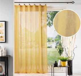 Κουρτίνα Linka Douceur d'intérieur - 140x240cm - Κίτρινο