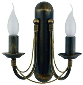 Φωτιστικό Τοίχου Ares II 203 Black-Gold Nowodvorski Metal