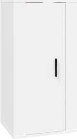 vidaXL Σετ Επίπλων Τηλεόρασης 2 Τεμαχίων Λευκό από Επεξεργασμένο Ξύλο