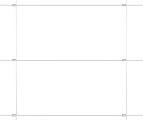 vidaXL Περίφραξη αγρού Ασημί 25 x 1,4 μ Γαλβανισμένος χάλυβας