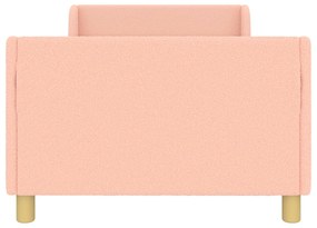 vidaXL Κρεβάτι Παιδικής Κρεβατοκάμαρας με Κεφαλάκι Ροζ 80 x 200 cm