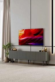 Έπιπλο Τηλεόρασης Γκρι CLORUS 180x29x20