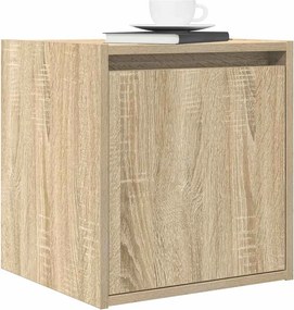 vidaXL Κομοδίνα Επιτοίχια 2 τεμ. Sonoma Δρυς 38x34x40 εκ.