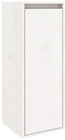 vidaXL Ντουλάπι Τοίχου Λευκό 30 x 30 x 80 εκ. από Μασίφ Ξύλο Πεύκου