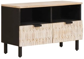 Ντουλάπι TV Λευκό Φινίρισμα Καθαρισμού 70 x 33,5 x 46 εκ.