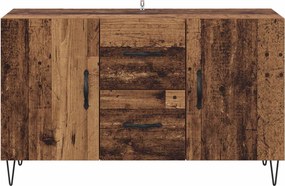 vidaXL Πλαϊνό γραφείο Παλιό Ξύλο 100 x 36 x 60 εκ. Επεξεργασμένο Ξύλο