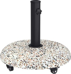 vidaXL Βάση ομπρέλας Πολύχρωμο Ø 45 x 40 cm Σκυρόδεμα