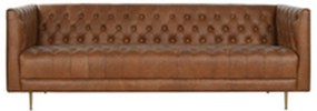 Καναπές Home ESPRIT Καφέ 209 X 77 X 74 CM
