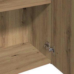 vidaXL Ντουλάπι Αρτισιανή Δρυς 60x32x190 εκ. από Επεξεργασμένο Ξύλο