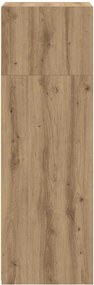 vidaXL Highboard Artisan Δρυς 50 x 41 x 124 εκ. Επεξεργασμένο Ξύλο
