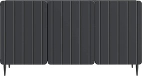 vidaXL Ντουλάπι TV 99 x 34,5 x 52 cm Μαύρο Επεξεργασμένο Ξύλο