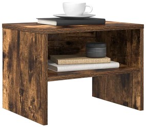 vidaXL Κομοδίνο Καπνιστή βελανιδιά 40x30x30 εκ. από Επεξεργασμένο Ξύλο
