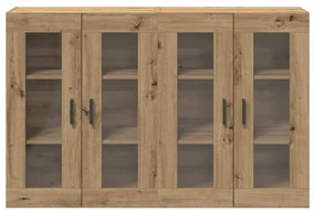 vidaXL Επιτοίχιο ντουλάπι 2 pcs artisan δρυς 69.5 x 34 x 90 εκ.