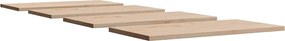 vidaXL Επιφάνειες Τραπεζιού Ορθογώνιες 4 τεμ. 90x45x2,5 εκ Μασίφ Πεύκο