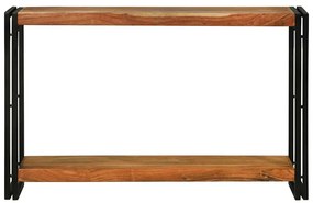 vidaXL Τραπέζι κονσόλας Καφέ 120 x 33 x 75 εκ Μασίφ ξύλο ακακίας
