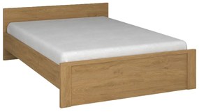 Κρεβάτι Pavi Ημίδιπλο Βελανιδιά με πάτωμα 140x200cm