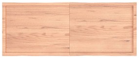 vidaXL Επιφ Τραπεζιού Αν Καφέ 160x60x(2-4)εκ.Ακατέργ. Μασίφ Ξύλο Δρυός