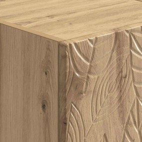 vidaXL Κομοδίνο 2 τεμ. Artisan Δρυς 43 x 34,5 x 48 εκ