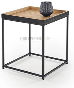Lava Τραπεζάκι Σαλονιού Μπεζ 42x42x49
