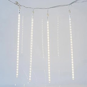 ΣΕΙΡΑ, 240 LED, 7V, ΜΕ 5 SNOWDROP 50cm, ΕΠΕΚΤΑΣΗ ΕΩΣ 3, ΜΕ ΜΕΤΑΣΧΗΜΑΤΙΣΤΗ, ΘΕΡΜΟ ΛΕΥΚΟ LED, ΠΡΟΕΚΤΑΣΗ ΠΑΡΟΧΗΣ 5m, IP44 Eurolamp 600-11431