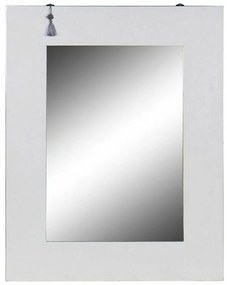 Τοίχο καθρέφτη DKD Home Decor Λευκό Ασημί Ανατολικó 70 x 2 x 90 cm