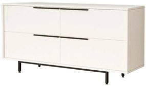 Μπουφές On 956LCS3441 160x44,5x74,3cm White Μοριοσανίδα, Μέταλλο